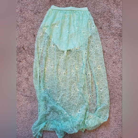 Black Milk Mint Lace Split Skirt size Medium - Picture 10 of 10